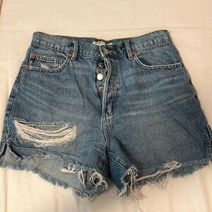Garage denim shorts